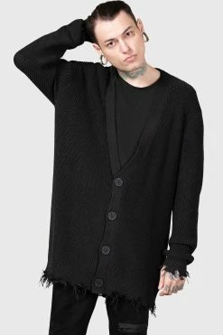 KILLSTAR The Antisocials Cardigan [UNISEX] -AKUMU INK shop THE ANTISOCIALS CARDIGAN M B