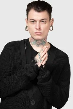 KILLSTAR The Antisocials Cardigan [UNISEX] -AKUMU INK shop THE ANTISOCIALS CARDIGAN M C