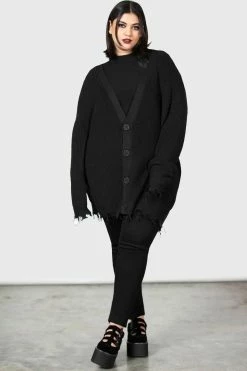 KILLSTAR The Antisocials Cardigan [UNISEX] -AKUMU INK shop THE ANTISOCIALS CARDIGAN PLUS W