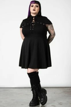 KILLSTAR Tied Up Skater Dress -AKUMU INK shop TIED UP SKATER DRESS PLUS B x1600 9ad46c8a cc6d 462b a7d0 59983ab96a0a