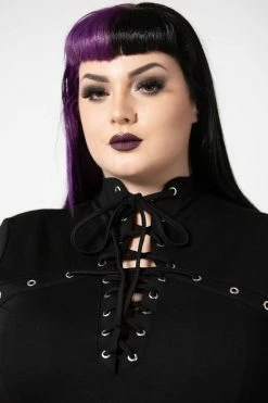 KILLSTAR Tied Up Skater Dress -AKUMU INK shop TIED UP SKATER DRESS PLUS D x1600 943ccd1b 0014 47f7 81e6 638bc07f1ec6