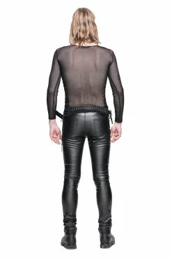 DEVIL FASHION Night Creepture Fishnet Top [Unisex] -AKUMU INK shop TT035 4