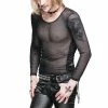 DEVIL FASHION Night Creepture Fishnet Top [Unisex] -AKUMU INK shop TT035 6