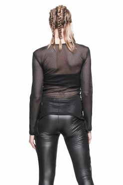 DEVIL FASHION Night Creepture Fishnet Top [Unisex] -AKUMU INK shop TT035 9