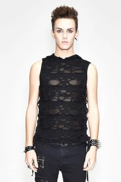 DEVIL FASHION Hooded Zombie Vest -AKUMU INK shop TT102 2