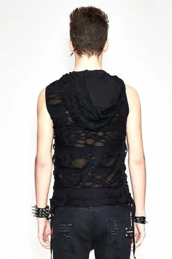 DEVIL FASHION Hooded Zombie Vest -AKUMU INK shop TT102 4