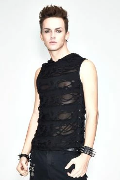 DEVIL FASHION Hooded Zombie Vest -AKUMU INK shop TT102 5