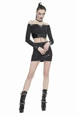 DEVIL FASHION Dark & Deadly Crop Top