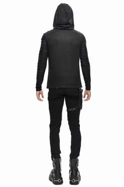 DEVIL FASHION Sleepless Night Hooded Top -AKUMU INK shop TT158 3