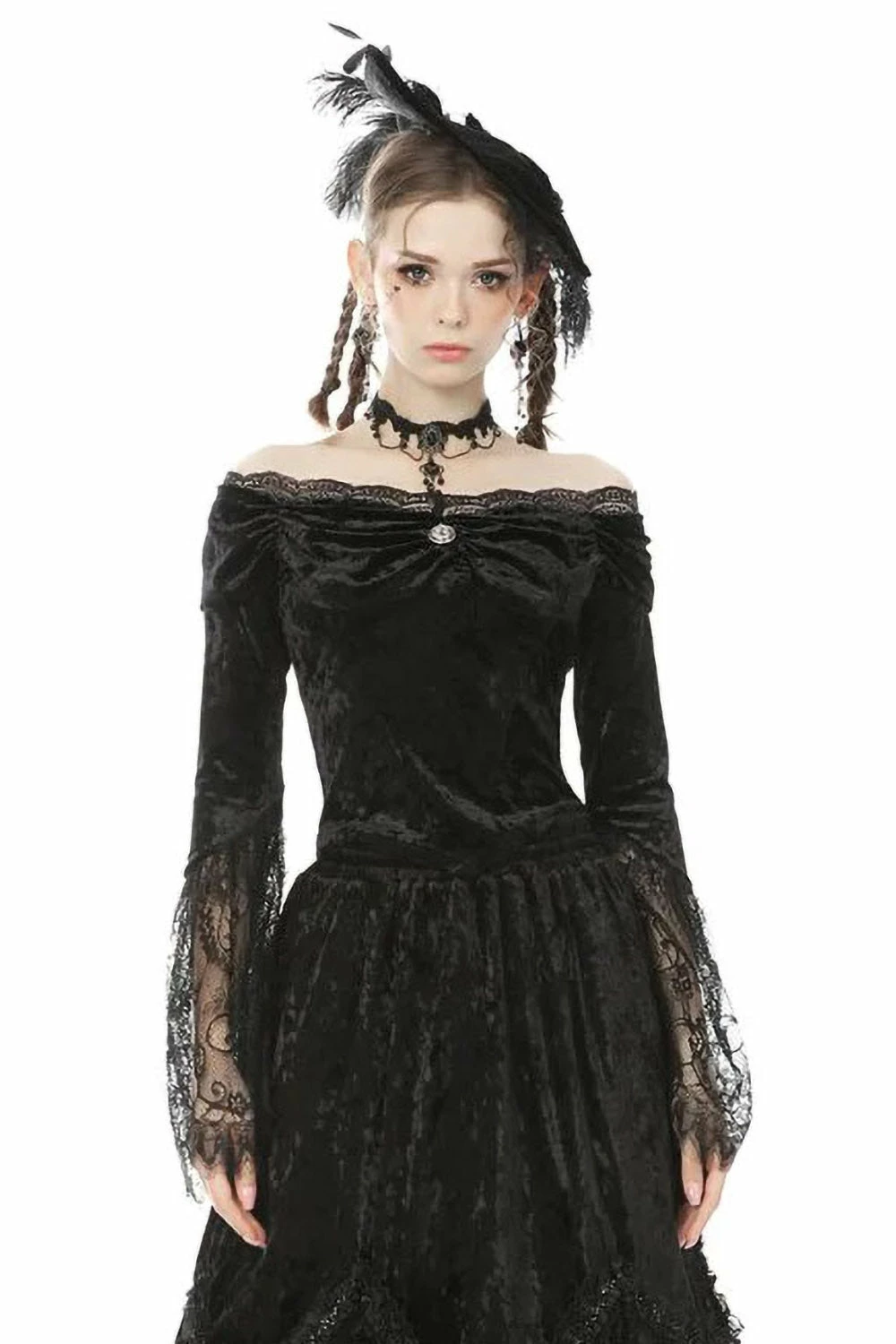 DARK IN LOVE Wednesday Off The Shoulder Top 4 DARK IN LOVE Wednesday Off The Shoulder Top - Image 2