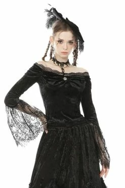 DARK IN LOVE Wednesday Off The Shoulder Top