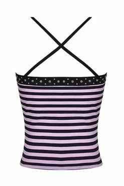 DARK IN LOVE Punk Violets Striped Tank Top -AKUMU INK shop TW433 2 1024x1024 2x c467f2c4 cc7f 4fa1 90af ab56ef6ab15e