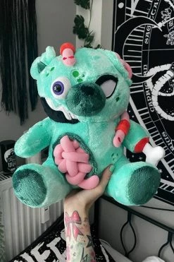 KILLSTAR Undead Teddy: Zombieal Plush Toy [TEAL]