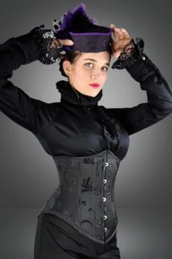 Gallery Serpentine Corsetry Under Bust Victorian Corset, Made To Order -AKUMU INK shop Underbust Victorian Corset 1