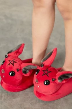 KILLSTAR Vampir Slippers [BLOOD] -AKUMU INK shop VAMPIR SLIPPERS BLOOD W c x1600copy