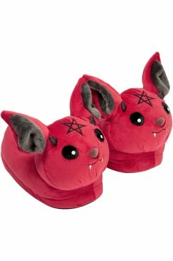 KILLSTAR Vampir Slippers [BLOOD] -AKUMU INK shop VAMPIRSLIPPERS BLOOD S x1600copy