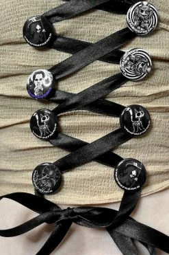 VampireFreaks Buttons - 5 Pack -AKUMU INK shop VF Pins