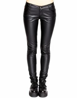 Tripp NYC Ladies Deville Pleather Faux Leather Jeans