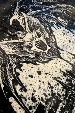 VampireFreaks Vampire Castle Throw Blanket -AKUMU INK shop Vampire Bat Blanket