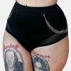 FOREST INK Venom Chain High Waisted Bikini Bottoms -AKUMU INK shop Venom chain bikini bottoms 800x1 1