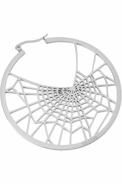 KILLSTAR Vicious Web Hoop Earrings -AKUMU INK shop ViciousWebHoopEarrings D