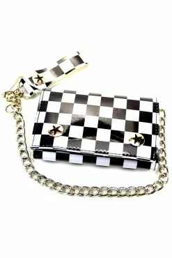 Funk Plus Checkerboard Chain Wallet