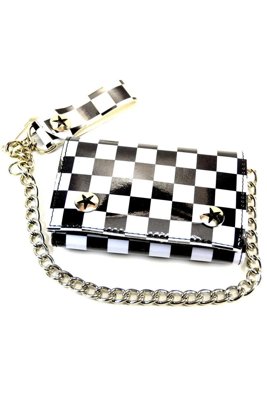 Funk Plus Checkerboard Chain Wallet 3 Funk Plus Checkerboard Chain Wallet