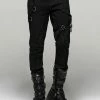 PUNK RAVE Stitched Corpse Distressed Pants -AKUMU INK shop WK 388XCM 04