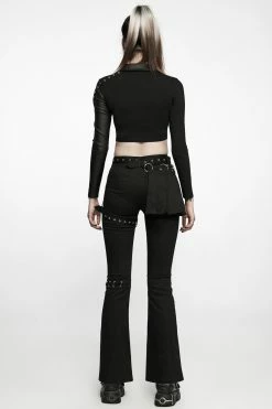 PUNK RAVE Nexus Flare Pants -AKUMU INK shop WK 508NCF 03