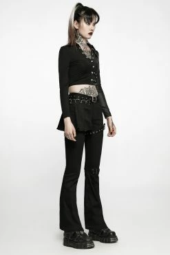 PUNK RAVE Nexus Flare Pants -AKUMU INK shop WK 508NCF 04