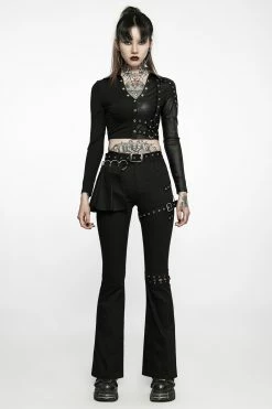 PUNK RAVE Nexus Flare Pants -AKUMU INK shop WK 508NCF 05