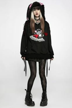 PUNK RAVE Snakes And Skulls Split Leg Mesh Leggings -AKUMU INK shop WK 521DDF 05