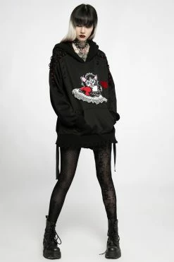 PUNK RAVE Snakes And Skulls Split Leg Mesh Leggings -AKUMU INK shop WK 521DDF 07