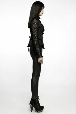 PUNK RAVE Vamp Leathered Leggings 9 PUNK RAVE Vamp Leathered Leggings -AKUMU INK shop WK 522DDF 03