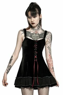 PUNK RAVE Spiderling Dress Set -AKUMU INK shop WQ 569BWF 07