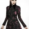 PUNK RAVE Designer Blood Splattered Dress -AKUMU INK shop WQ 594LQF 05