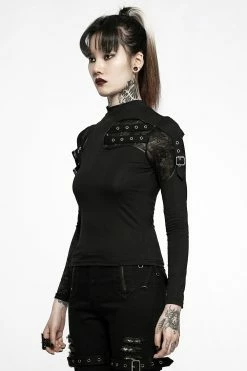 PUNK RAVE Replicant Mismatched Top -AKUMU INK shop WT 726TCF 02