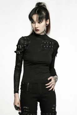 PUNK RAVE Replicant Mismatched Top -AKUMU INK shop WT 726TCF 03