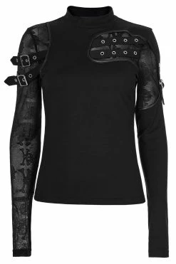 PUNK RAVE Replicant Mismatched Top -AKUMU INK shop WT 726TCF 06