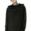 PUNK RAVE Haunter Distressed Hooded Top -AKUMU INK shop WT 738TCM 04