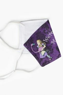 Gallery Serpentine We're All Mad Here -Mask -AKUMU INK shop We reallmadheremaskside