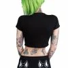 Too Fast Witchy Cat Familiar Short Shorts 2 Too Fast Witchy Cat Familiar Short Shorts -AKUMU INK shop Womens Alt Shorts