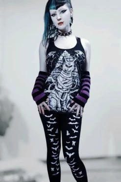 VampireFreaks Bastet Tee [Multiple Styles Available] -AKUMU INK shop Womens Bat Skinny Jeans 44c58728 d255 404b b0c8 ed33c1c50616