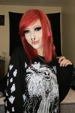 VampireFreaks Pumpkin Reaper Tee [Multiple Styles Available] -AKUMU INK shop Womens Heavy Metal Shirt