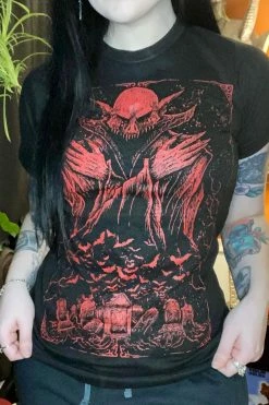 VampireFreaks Nosferatu Tee [Multiple Styles Available] -AKUMU INK shop Womens Nosferatu Scoop Neck Shirt