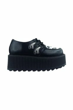 STRANGECVLT Super Kreep Misfits Skull Creepers -AKUMU INK shop Womens Punk Platforms