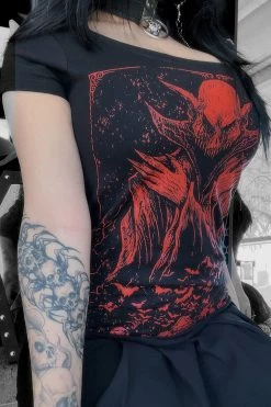 VampireFreaks Nosferatu Tee [Multiple Styles Available] -AKUMU INK shop Womens Vintage Goth Top
