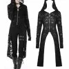 DARK IN LOVE Burning Witch Tattered Cardigan -AKUMU INK shop Womens Wizard Coat