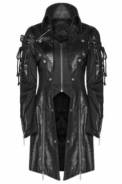 PUNK RAVE Dark Defender Coat 17 PUNK RAVE Dark Defender Coat -AKUMU INK shop Y 349 01
