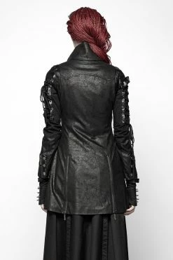 PUNK RAVE Dark Defender Coat 16 PUNK RAVE Dark Defender Coat -AKUMU INK shop Y 349 07